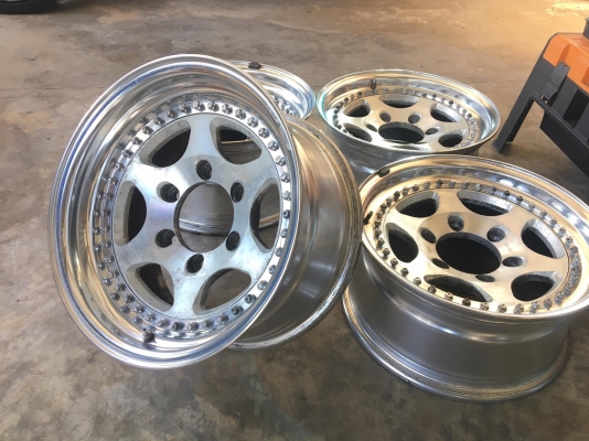 ขายลขายล้อ BIGHAFT FRONTLINE 2 ชิ้นแท้ 15&quot;F7 R8 6/139.7