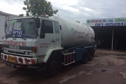 ISUZU ROCK (รถก๊าซ LPG) เครื่อง 195 แรง (ใบอนุญาตยังไม่ขาด) เครื่องดี ยางดี ครัทซีสวย  ติดต่อ เฮียไฮ 095- 4146245
