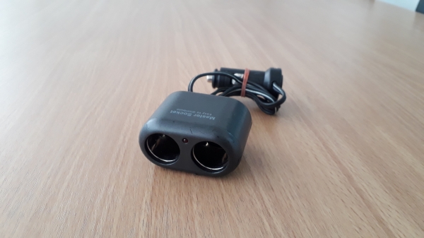 ช่องต่อพ่วงไฟที่จุดบุหรี่ Master Socket แบบ2ช่อง