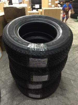 ยาง5ชุด Bridgestone 245 70 16 ปี17 ดอกเต็ม ไม่มีปะ เนื้อนิ่มๆ ใช้ยาว ราคาไม่แพง