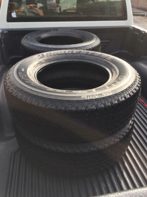 ยาง5ชุด Bridgestone 245 70 16 ปี17 ดอกเต็ม ไม่มีปะ เนื้อนิ่มๆ ใช้ยาว ราคาไม่แพง
