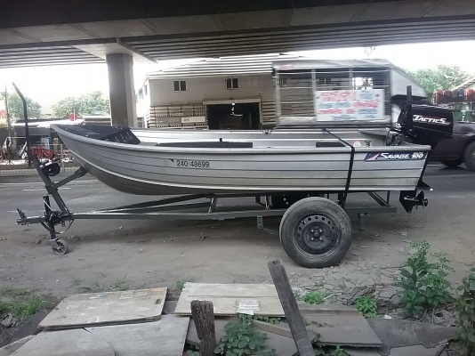 ขายเรืออลู SAVAGE 12ฟุต+เทเลอ +เครื่องSUZUKI9.9+ถังน้ำมัน ขายเรืออลู SAVAGE 12ฟุต+เทเลอ +เครื่องSUZUKI9.9+ถังน้ำมัน