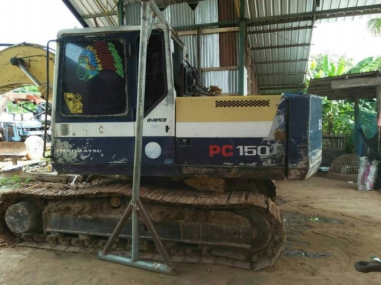 ขาย 395,000 บาท KOMATSU PC150-5 เครื่องดี ปั้มแรง โช่หนา เอวแน่น ไฟฟ้าตัด เอกสารอินวอยท์   รถอยู่ จ.มุกดาหาร โทร&amp;ไอดีไลน์ 06107102955