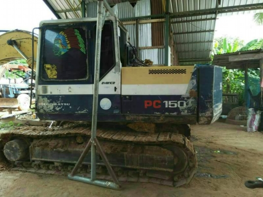 ขาย 395,000 บาท KOMATSU PC150-5 เครื่องดี ปั้มแรง โช่หนา เอวแน่น ไฟฟ้าตัด เอกสารอินวอยท์   รถอยู่ จ.มุกดาหาร โทร&amp;ไอดีไลน์ 06107102955