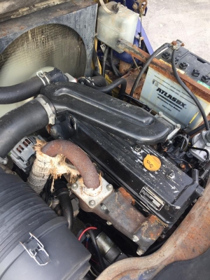 ขาย ฟอล์คลิฟต์ 3 ตัน KOMATSU FD30HW-12  รถนอกเก่าญี่ปุ่น ดีเซล  เสา 4 เมตร งาฮิ้ง