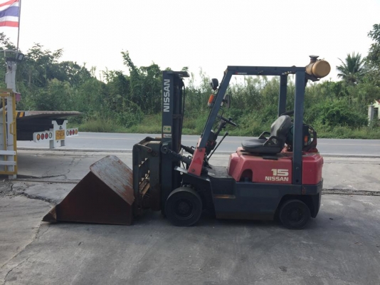 ขาย NISSAN FG15  รถ นอกเก่าญี่ปุ่น  เสา 3 เมตร งาฮิ้ง พร้อมบุ้งกี๋   พร้อมใช้งานได้เลย