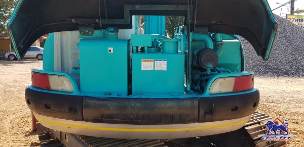 รถแบ็คโฮ KOBELCO SK60 Mark V Super พร้อมผานหน้า เก่าญี่ปุ่นยังไม่ผ่านการใช้งานในไทย
