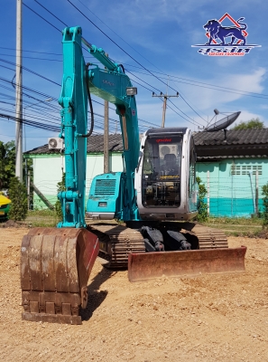รถแบ็คโฮ KOBELCO SK60 Mark V Super พร้อมผานหน้า เก่าญี่ปุ่นยังไม่ผ่านการใช้งานในไทย
