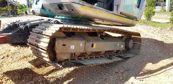 รถแบ็คโฮ KOBELCO SK60 Mark V Super พร้อมผานหน้า เก่าญี่ปุ่นยังไม่ผ่านการใช้งานในไทย
