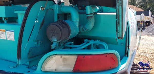 รถแบ็คโฮ KOBELCO SK60 Mark V Super พร้อมผานหน้า เก่าญี่ปุ่นยังไม่ผ่านการใช้งานในไทย