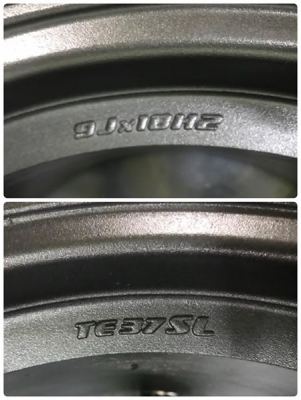 ล้อแม็กพร้อมยาง TE37SL 5รู114 ขอบ18