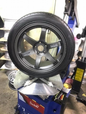 ล้อแม็กพร้อมยาง TE37SL 5รู114 ขอบ18