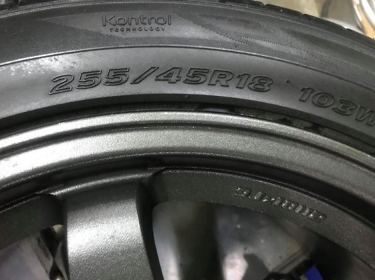 ล้อแม็กพร้อมยาง TE37SL 5รู114 ขอบ18