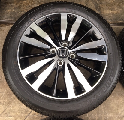 ล้อแม็กพร้อมยาง Honda Jazz GK ตัวท๊อป ขอบ16 พร้อมยางป้ายแดง Bridgestone 185-55-16 ปี 17