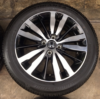 ล้อแม็กพร้อมยาง Honda Jazz GK ตัวท๊อป ขอบ16 พร้อมยางป้ายแดง Bridgestone 185-55-16 ปี 17