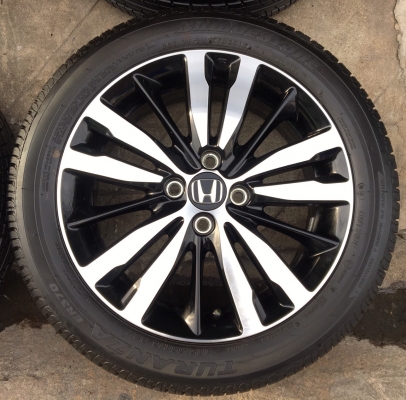 ล้อแม็กพร้อมยาง Honda Jazz GK ตัวท๊อป ขอบ16 พร้อมยางป้ายแดง Bridgestone 185-55-16 ปี 17