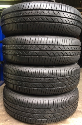 ล้อแม็ก Honda Jazz ขอบ 15 พร้อมยางป้ายแดง 175-65-15 ปี 17