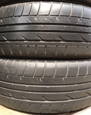 ล้อแม็ก Mitsu Mirage ขอบ 15 พร้อมยาง Bridgestone 175-55-15 ปี 14