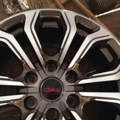 TRD 5 แท้ ครบ 4 วง ขอบ 18 นิ้ว ฝาครบ