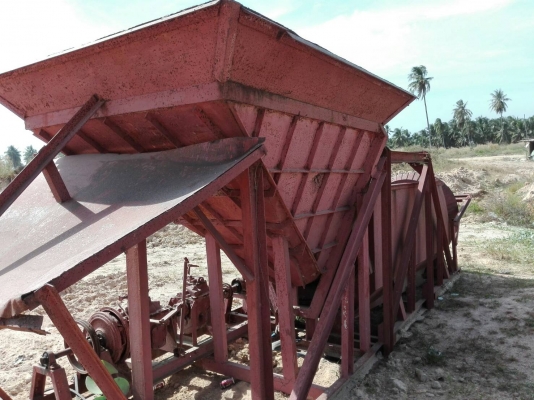 ขายเครื่องล้างทราย เหล็กหนา มีเกียร์พร้อมใช้งาน