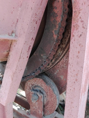 ขายเครื่องล้างทราย เหล็กหนา มีเกียร์พร้อมใช้งาน