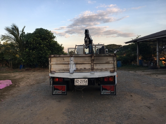 HINO MEGA 150 แรง ปี 47 ช่วงยาว 5.50 เมตร ติดเครน UNIC 3 ตัน สนใจ 089-8503558 เอ็กซ์แพร่