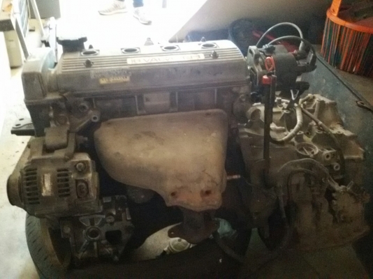 ขายเครื่องยนต์พร้อมเกียร์ออโต้ มีทะเบียน Toyota 4A K443374