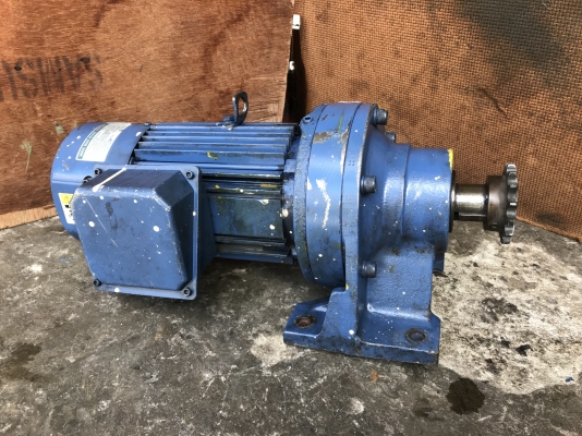 ขายมอเตอร์เกียร์ Cycro drive Sumitomo 2HP. 380V อัตราทด 1:43 มีระบบเบรคในตัว สภาพสวยมาก หมุนนิ่ม พร้อมใช้งาน ขายมอเตอร์เกียร์ Cycro drive Sumitomo 2HP. 380V อัตราทด 1:43 มีระบบเบรคในตัว สภาพสวยมาก หมุนนิ่ม พร้อมใช้งาน