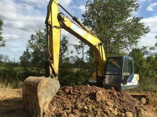 ขายแบ็คโคSK120-3มาร์คทรี เอกสารเล่มทะเบียน ไฟฟ้าช่วงล่างดีพร้อมทำงาน