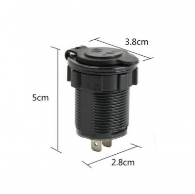 ที่ชาร์จมือถือ ใส่มอเตอร์ไซด์ วัดแบตได้