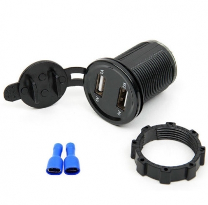 ที่ชาร์จมือถือ ใส่มอเตอร์ไซด์ วัดแบตได้