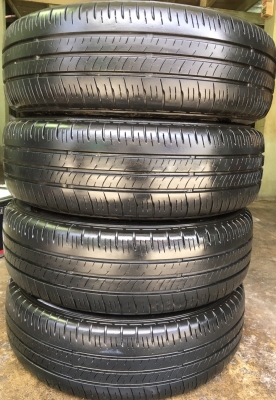 ล้อแม็ก Nissan Almera ขอบ 15 พร้อมยาง Dunlop 185-65-15 ปลายปี 15