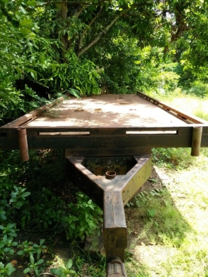 ขาย เทนเลอร์ คัชชี 6ล้อ เพลา6 ล้อพื้นเรียบ ยาว 6เมตร