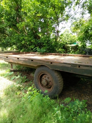 ขาย เทนเลอร์ คัชชี 6ล้อ เพลา6 ล้อพื้นเรียบ ยาว 6เมตร