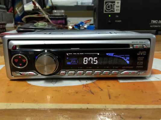 ขายวิทยุ 1 DIN JVC รุ่น KD-DV4205 ไม่เล่นแผ่นสำหรับช่าง ขายวิทยุ 1 DIN JVC รุ่น KD-DV4205 ไม่เล่นแผ่นสำหรับช่าง
