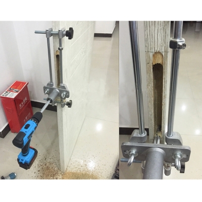 G13 ชุดเจาะตลับกุญแจ เจาะกลอนประตูดิจิตอล จิ๊กเจาะตลับกุญแจ