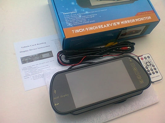 จอกระจก 7 นิ้ว MICRO SD USB FLASH DRIVE