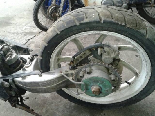 สวิงอาร์มหลัง สวิงอาร์มเดี่ยว ล้อหลัง NC 400cc