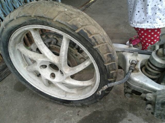 สวิงอาร์มหลัง สวิงอาร์มเดี่ยว ล้อหลัง NC 400cc