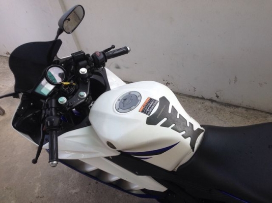 Yamaha R15 150cc ขาว น้ำเงิน สวย ล้อแม็กแท้ ปี2015 เครื่องดีมาก