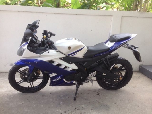 Yamaha R15 150cc ขาว น้ำเงิน สวย ล้อแม็กแท้ ปี2015 เครื่องดีมาก
