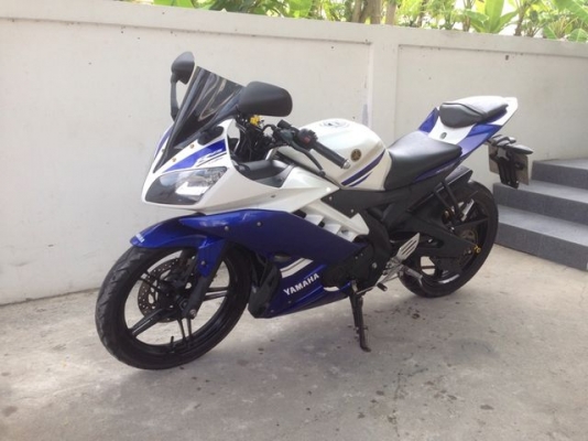 Yamaha R15 150cc ขาว น้ำเงิน สวย ล้อแม็กแท้ ปี2015 เครื่องดีมาก