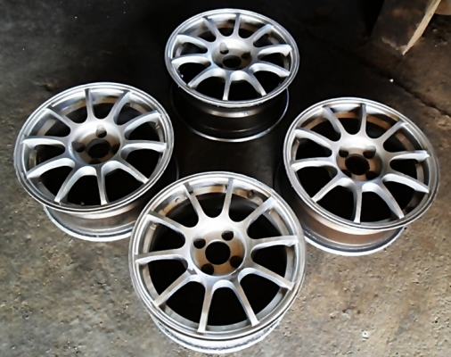 แม็กเก๋งซิ่ง ขอบ15 ลายADVAN 4รู100 อย่างหล่อ (4วง 4,900)