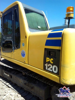 รถแบ็คโฮ KOMATSU PC120-6 ใช้งาน 9 พันชั่่วโมง สวย สด แน่น เต็มทุกระบบ