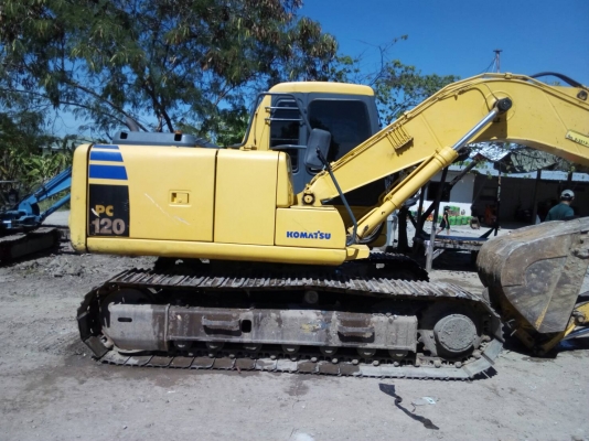 รถแบ็คโฮ KOMATSU PC120-6 ใช้งาน 9 พันชั่่วโมง สวย สด แน่น เต็มทุกระบบ