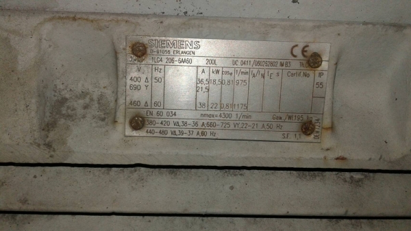 ขายมอเตอร์ 960 รอบ 25แรงม้า8,000 บาทกับ40 แรงม้า 13,000 บาท