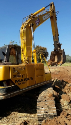 KOBELCO 120 mark3 รถใช้งานได้ปกติ ไฟฟ้าตัด เอกสารสัญญาซื้อขาย