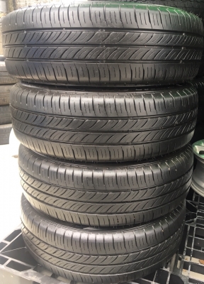 ล้อแม็ก Toyota Vios Yaris ขอบ 15 (สีดำ) พร้อมยาง Dunlop 185-60-15 ปี 16