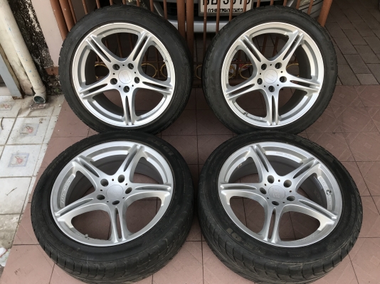 ล้อเเท้ SSR GT1 17หน้า8หลัง9 อ๊อฟตามรูป5รู114สีเดิมๆไม่มีซ่อมหรือเก็บงานใดๆทั้งสิ้น