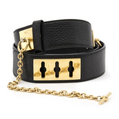 เข็มขัดหนังแท้ของ CELINE Paris Made in Itary สภาพสวย